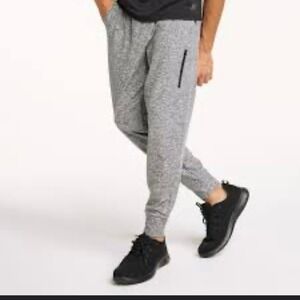 FLX Luxury Soft Gray Navy Blue Soft Wander Mens Joggers Bundle of 2 - Size M